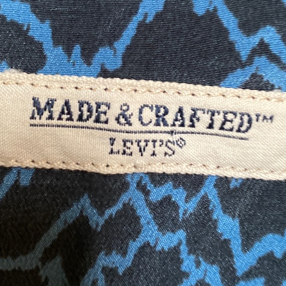 Levi's Made and Crafted 100% Silk Patterned Shirt - Picture 9 of 13
